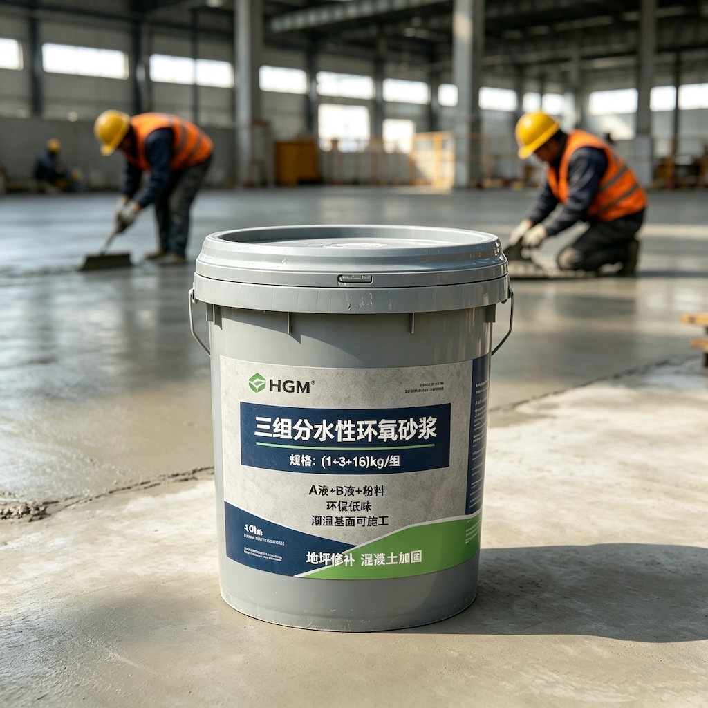 新安三组份水性环氧砂浆